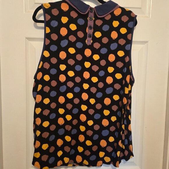 Modcloth - Polkadot Double Peter Pan Collar - Picture 3 of 3